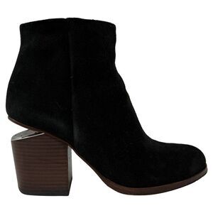Alexander Wang Gabi Ankle Boots in Black Suede